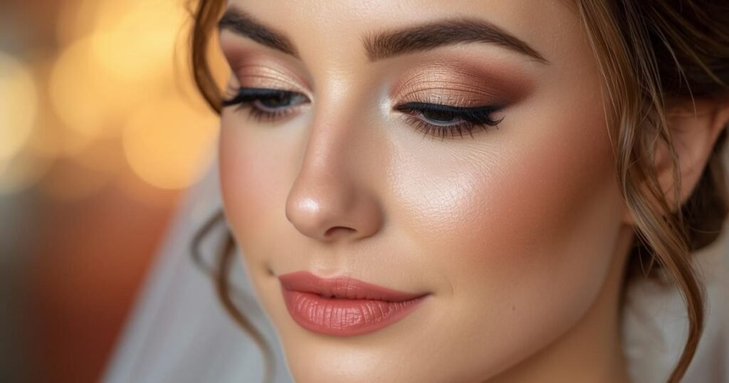 480+ Stunning Captions for Bridal Makeup That Truly Shine 5 glowing-makeup-captions