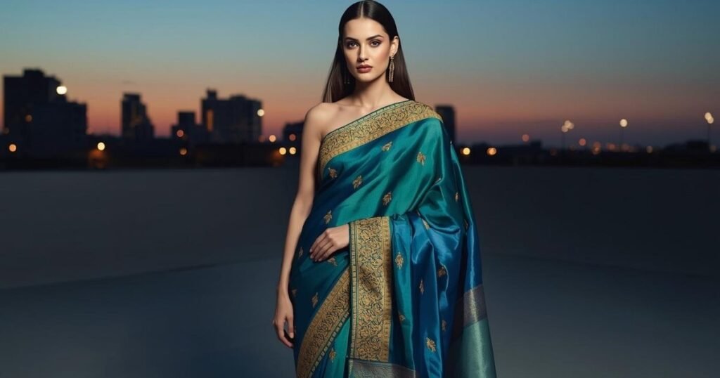 380+ Best Captions for Nauvari Saree That Wow Instagram 2 modern-saree-captions-for-instagram