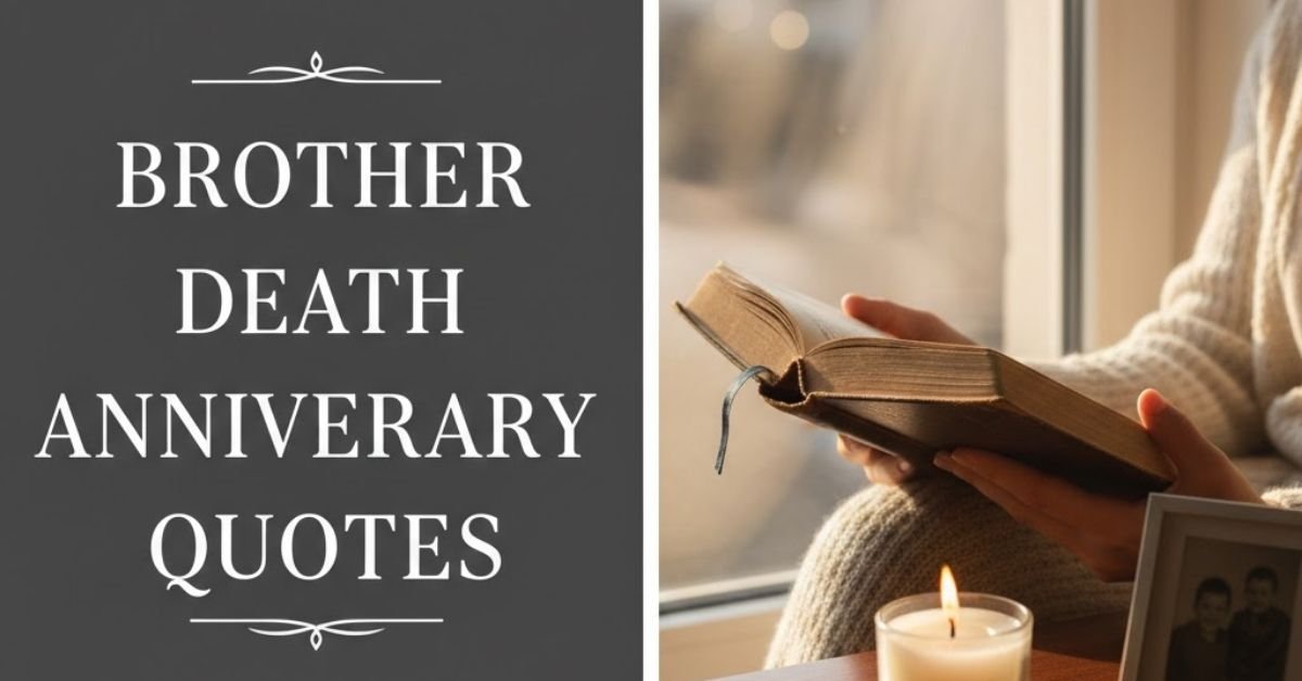 100+ Loving Brother Death Anniversary Quotes
