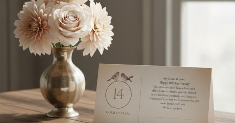 14th Wedding Anniversary Messages