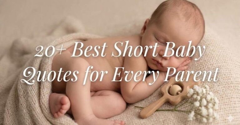 Short baby quotes celebrating parents’ love and joy