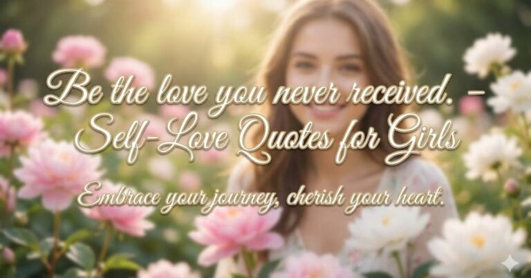 Confident young woman embracing herself with positive affirmations
