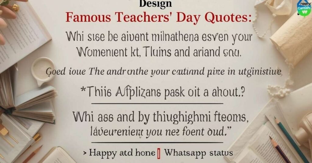 30+ Best Teachers Day Quotes to Show Your Appreciation 3 Famous Teachers' Day Quotes for Social Media & WhatsApp Status