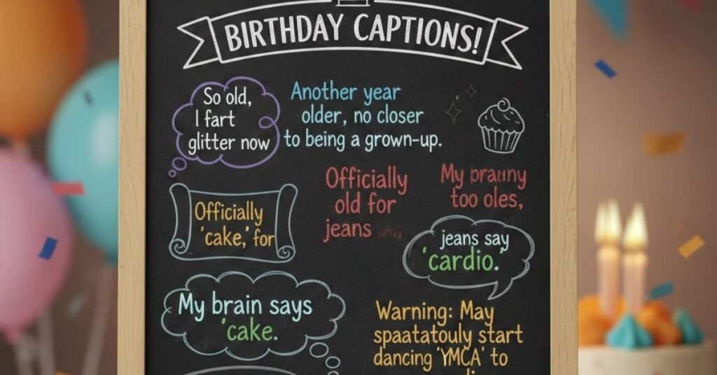 Funny Birthday Instagram Captions