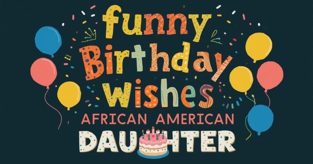 Playful daughter laughing during a cheerful birthday celebration