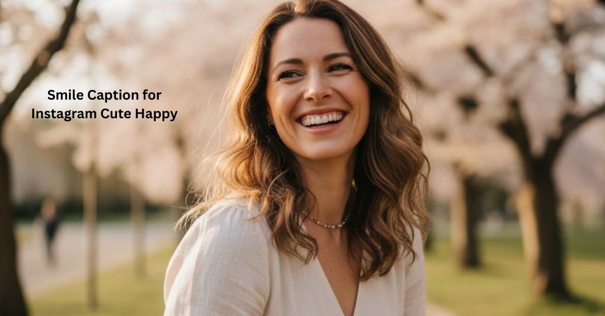 Smile Caption for Instagram Cute Happy