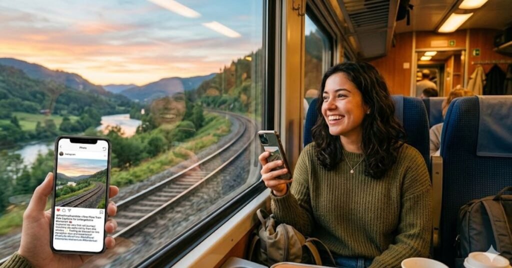 First-Time Train Ride Captions for Unforgettable Memories