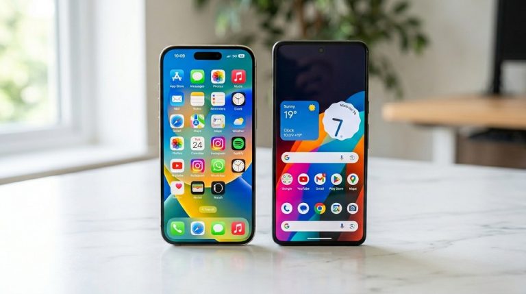 iPhone and Android phones side b… 202606240920